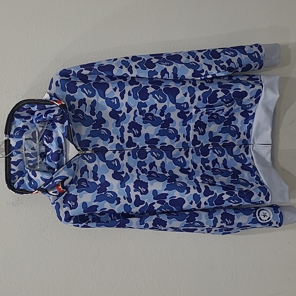 BAPE ABC Camo Shark Full Zip Hoodie Size M